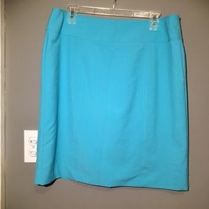 Blue Pencil Skirt